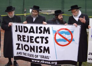 Neturei Karta, organização judaica antissionista em Jerusalém.